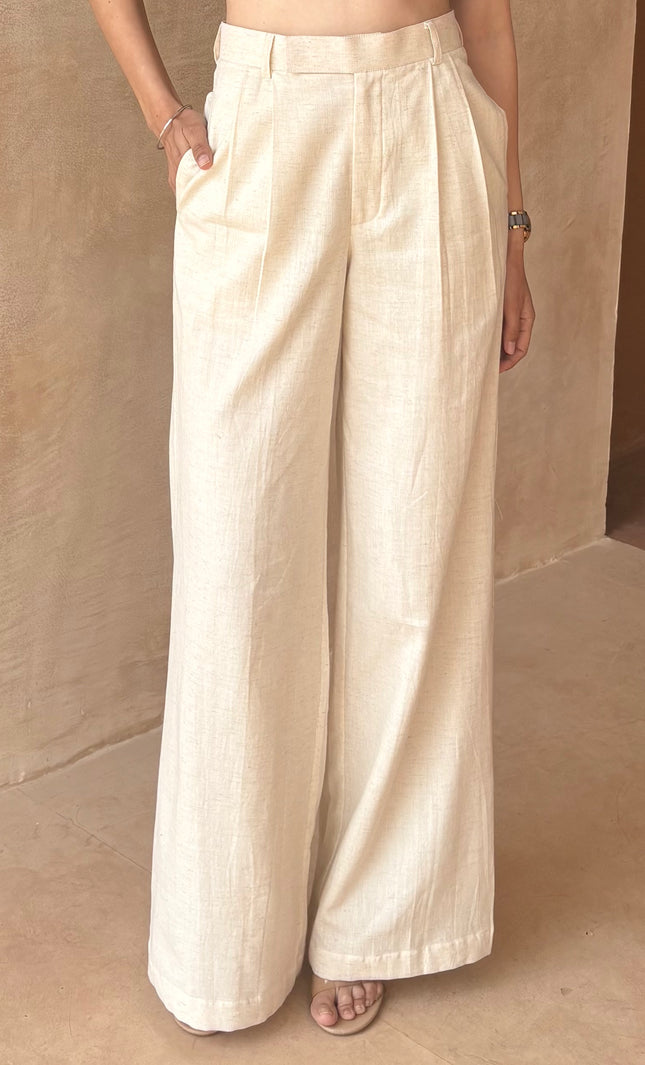 Cotton tailored pant