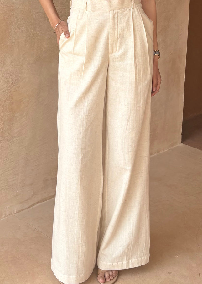 Cotton tailored pant