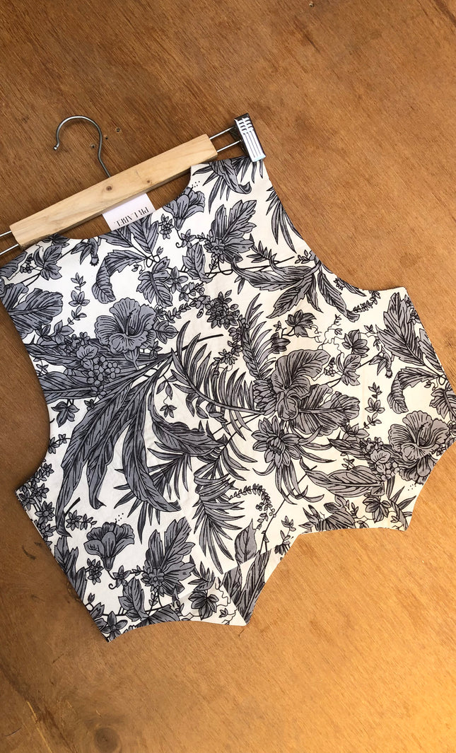 Cotton printed waistcoat
