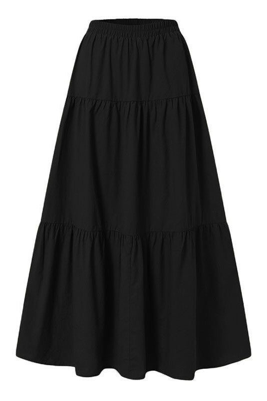 Cotton maxi skirt